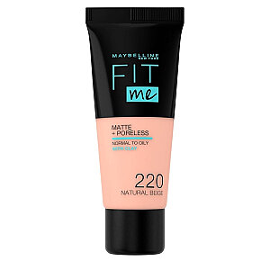 Maybelline Fit Me Matte Poreless Foundation 30 Ml 220 Natural Beige - 1
