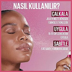 Maybelline Grippy 24H Makyaj Sabitleyici Sprey - 5