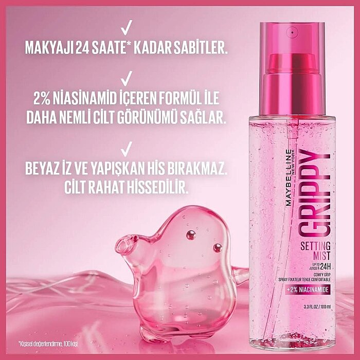 Maybelline Grippy 24H Makyaj Sabitleyici Sprey - 3