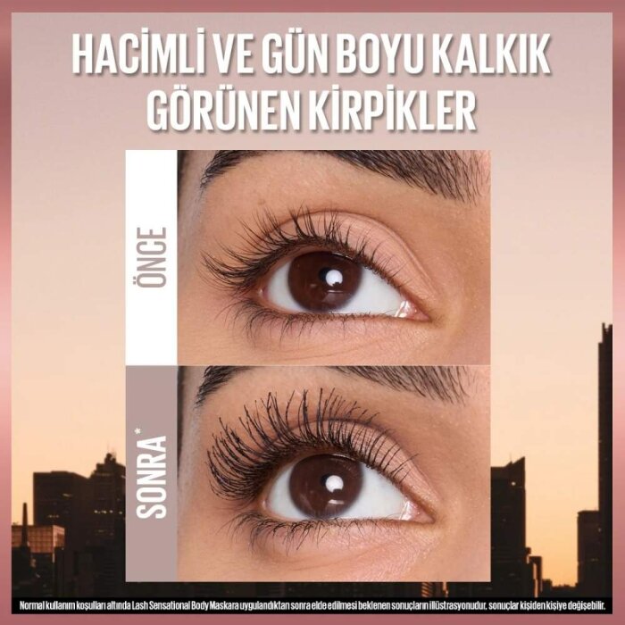 Maybelline Lash Sensation Body Mascara Black - 3