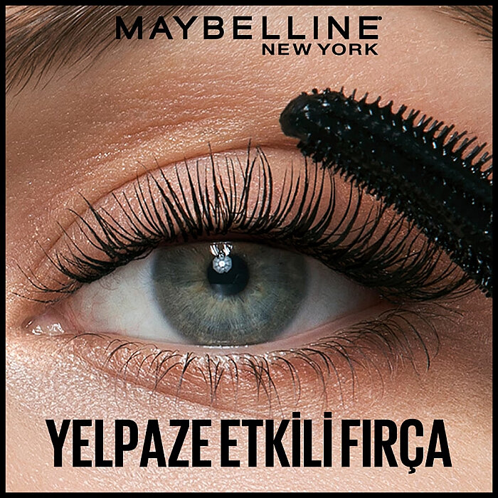 Maybelline Lash Sensational Yelpaze Etkili Suya Dayanıklı Maskara Siyah - 4