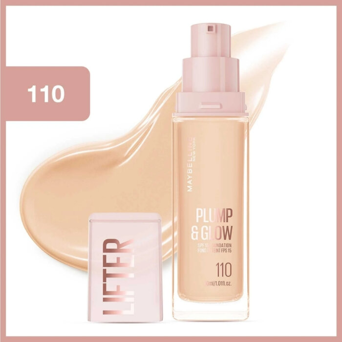Maybelline Lifter Fondöten Plump&Glow 110 - 2
