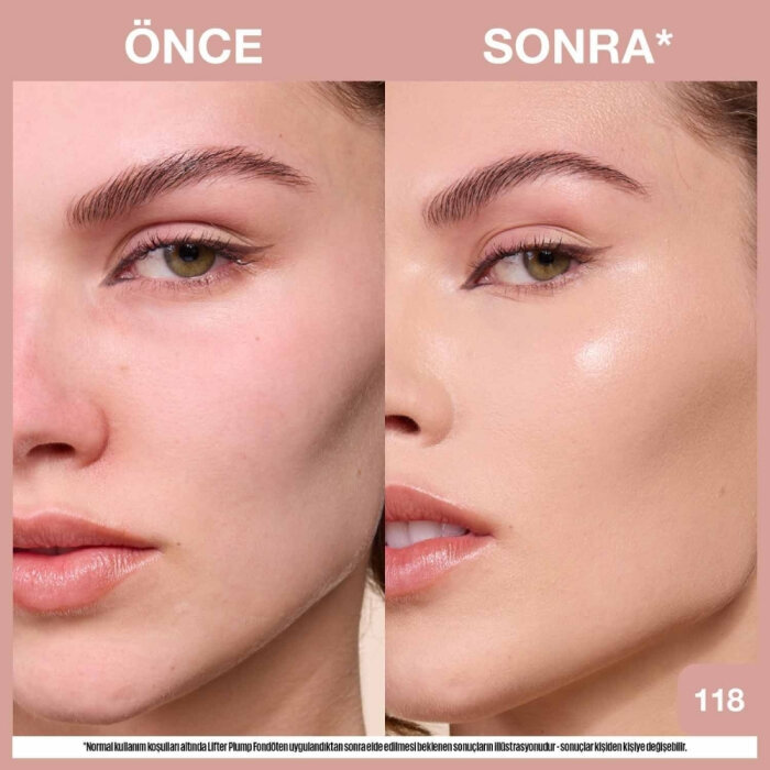 Maybelline Lifter Fondöten Plump&Glow 118 - 5