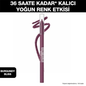 Maybelline New York Tattoo Liner Jel Göz Kalemi - Burgundy Bliss - Thumbnail