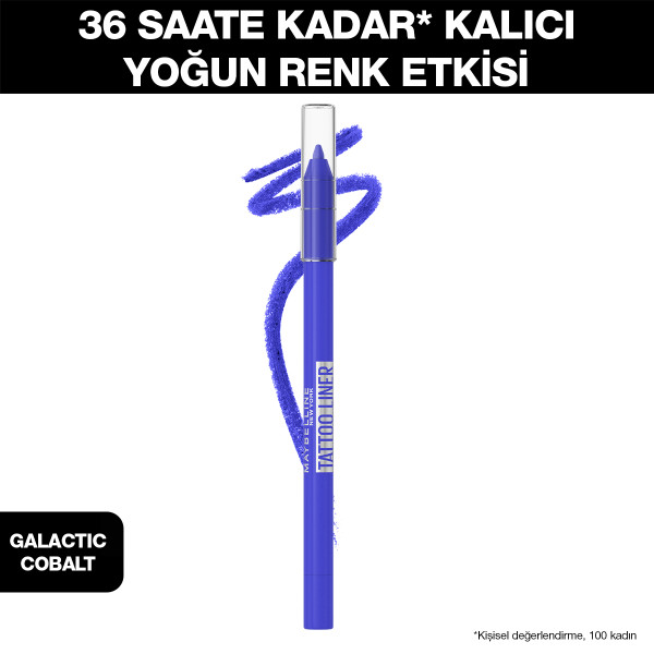 Maybelline New York Tattoo Liner Jel Göz Kalemi - Galactic Cobalt