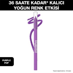 Maybelline New York Tattoo Liner Jel Göz Kalemi - Purple Pop - Thumbnail