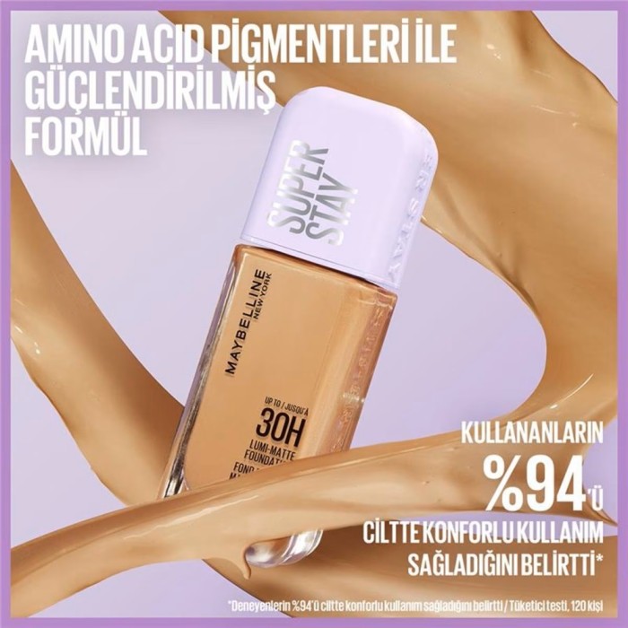 Maybelline Super Stay Lumi Matte Foundation 118 - 4