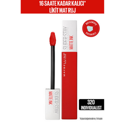 Maybelline Super Stay Matte Ink Mat Ruj 320 Individualist - Thumbnail