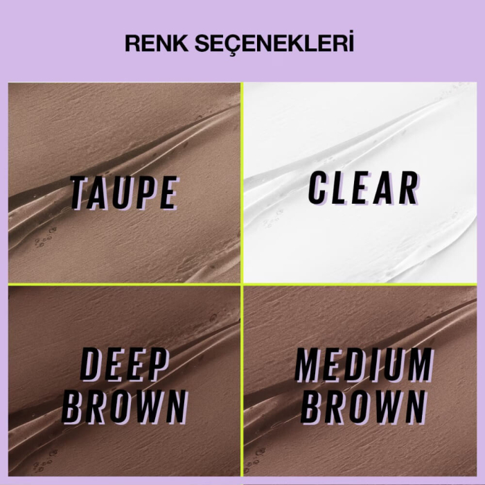 Maybelline Superlock Kaş Sabitleyici Maskara Deep Brown - 3