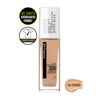 Maybelline Superstay Active Wear Foundation 30 Sand