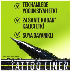 Maybelline Tattoo Liner Ink Pen Eyeliner 881 Matte Black - Thumbnail
