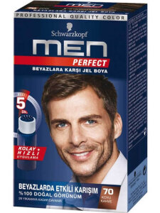 Men Perfect Beyazlara Karşı Jel Boya 70 Koyu Kahve - Palette