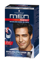 Men Perfect Beyazlara Karşı Jel Boya 90 Siyah - Palette