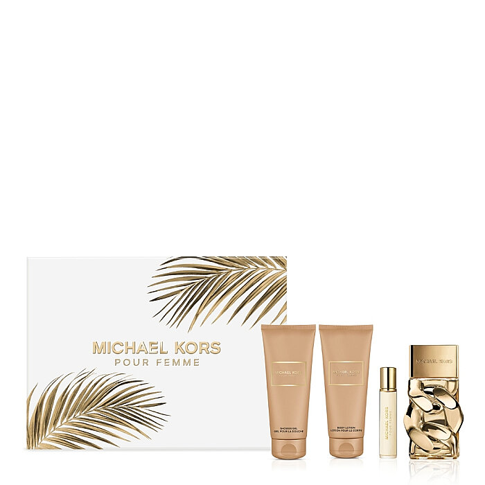 Michael Kors Pour Femme Kadın Parfüm Edp 100 Ml + Shower Gel 100 Ml + Body Lotion 100 Ml + Edp 10 Ml Set - 1