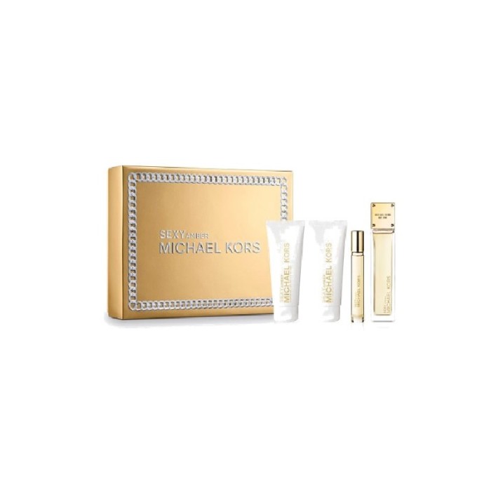 Michael Kors Sexy Amber Kadın Parfüm Edp 100 Ml + Shower Gel + Body Lotion 100 Ml + Edp 10 Ml Set