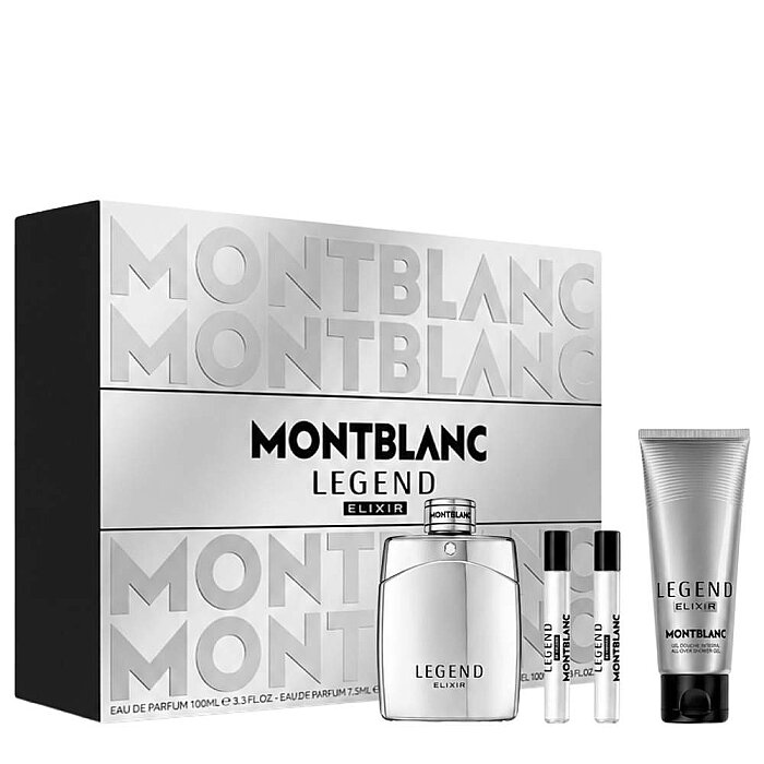 Mont Blanc Legend Elixir Erkek Parfüm 100 Ml+Shower Gel 100 Ml+Parfüm 7,5 Ml+Parfüm 7,5 Ml Set - 1