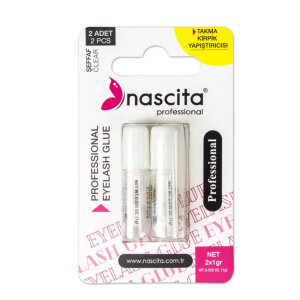 Nascita 2'li Kirpik Yapıştırıcısı Beyaz - Nascita
