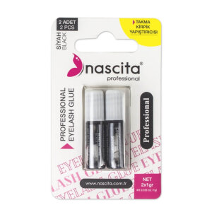 Nascita 2'li Kirpik Yapıştırıcısı Siyah - Nascita