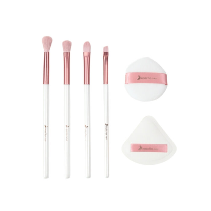 Nascita 4'lü Makyaj Fırçası & 2'li Puf Seti 162 - 2