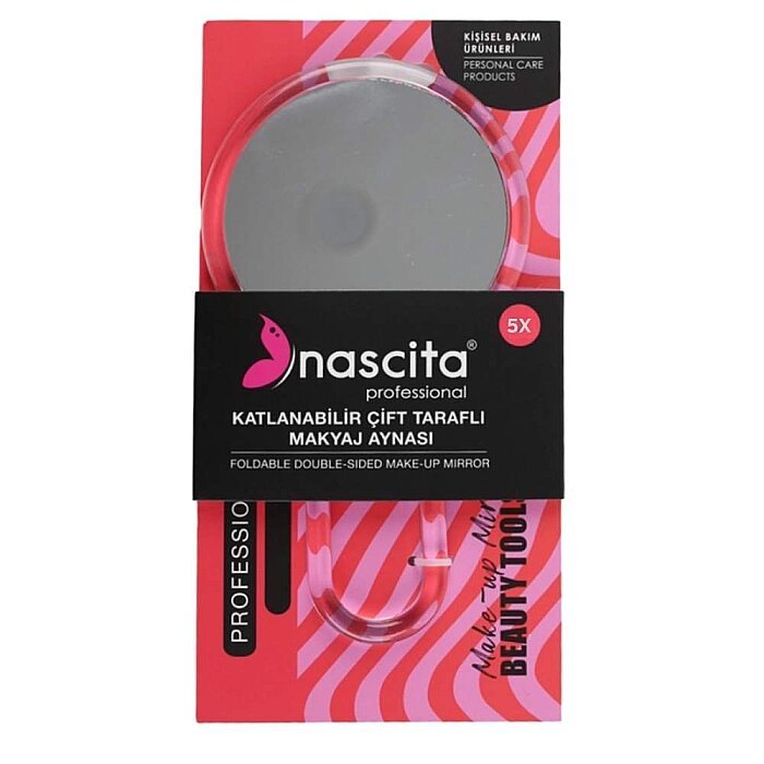 Nascita Ayna 5X Katlanabilir Çift Taraflı Makyaj Aynası - 1