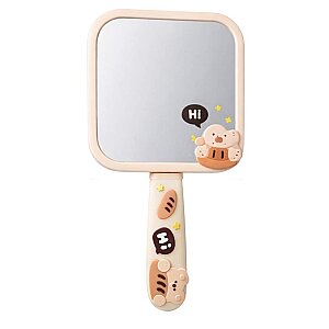 Nascita Figürlü El Aynası 17X9CM Bej - Nascita