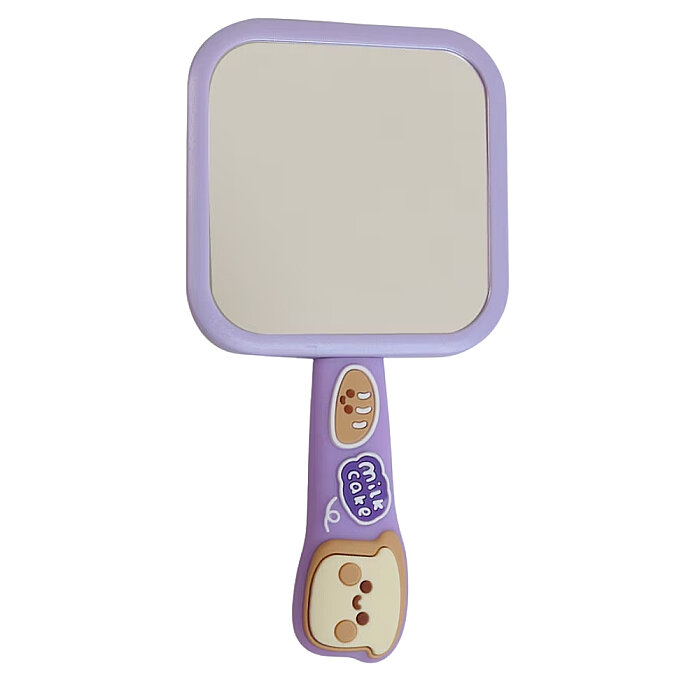 Nascita Figürlü El Aynası 17X9CM Mor - 1