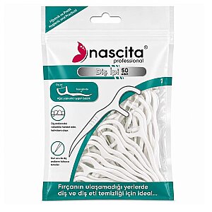 Nascita Kürdanlı Diş İpi 50'li - Nascita