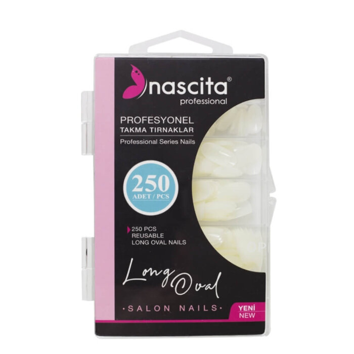Nascita Kutulu Long Oval Takma Tırnak 250'li - 1