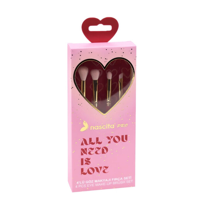 Nascita Love Göz Makyaj Fırça Seti 4'lü - 1