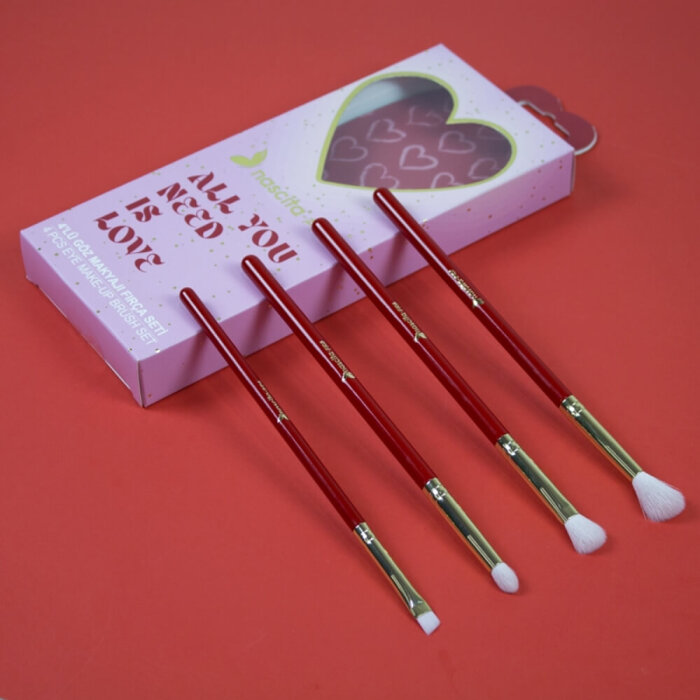Nascita Love Göz Makyaj Fırça Seti 4'lü - 3