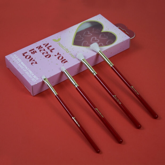 Nascita Love Göz Makyaj Fırça Seti 4'lü - 4