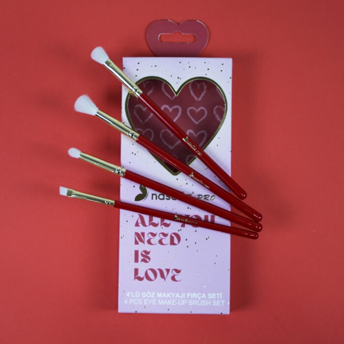 Nascita Love Göz Makyaj Fırça Seti 4'lü - 5