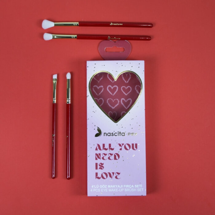 Nascita Love Göz Makyaj Fırça Seti 4'lü - 7