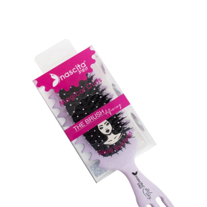Nascita Magic Curls Saç Fırçası Lila - 4