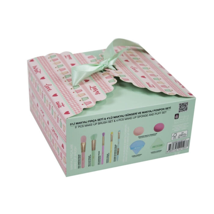 Nascita Patissiere 5'li Makyaj Fırçası ve 4'lü Sünger Set - 2