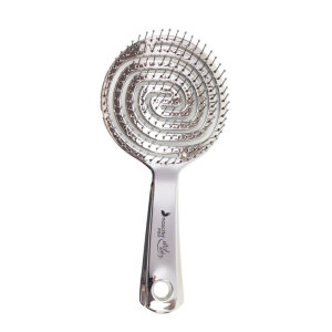 Nascita Pro 3D Flexi Kontrol Açma Tarama Saç Fırçası Gümüş - Nascita