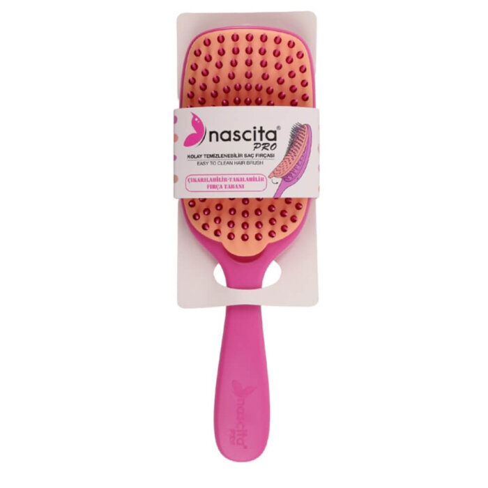 Nascita Saç Fırçası Kolay Temizlenebilir Pembe - 1