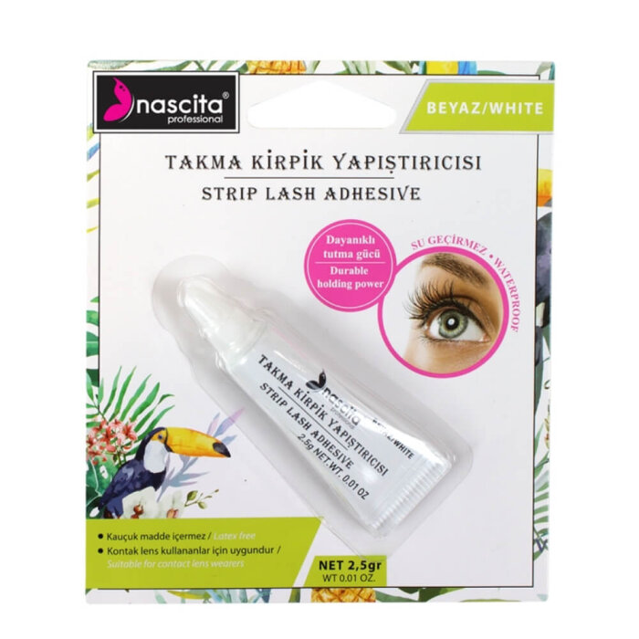 Nascita Takma Kirpik Yapıştırıcısı Beyaz 2.5 Gr - 1