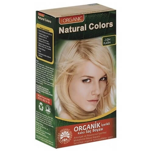 Natural Colors Organik Saç Boyası 10N Platin