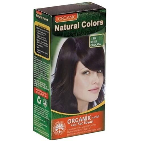 Natural Colors Organik Saç Boyası 4B Bitter Çikolata