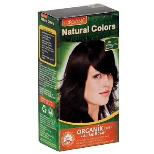 Natural Colors - Natural Colors Organik Saç Boyası 4D Koyu Altın Kahve