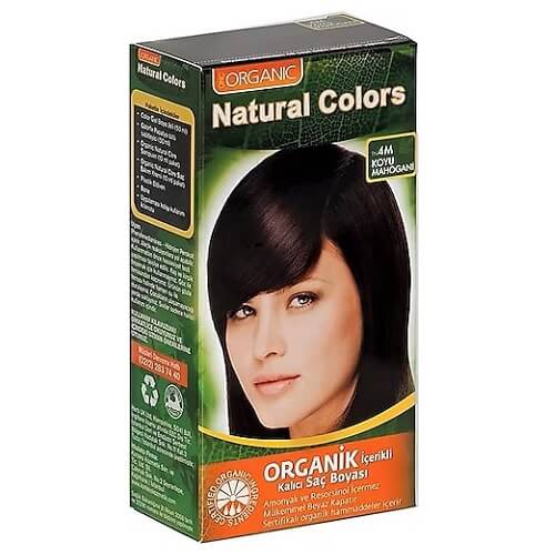 Natural Colors Organik Saç Boyası 4M Koyu Mahagoni