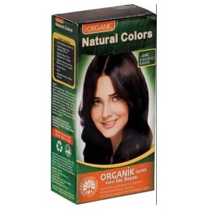 Natural Colors - Natural Colors Organik Saç Boyası 4MC Kışkırtıcı Kahve