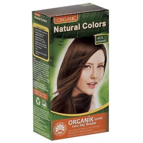 Natural Colors Organik Saç Boyası 6CA Karamel
