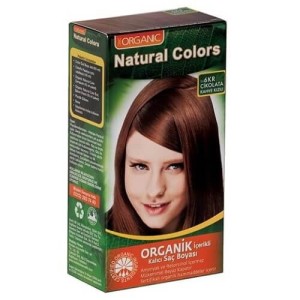 Natural Colors - Natural Colors Organik Saç Boyası 6KR Çikolata Kahve Kızıl