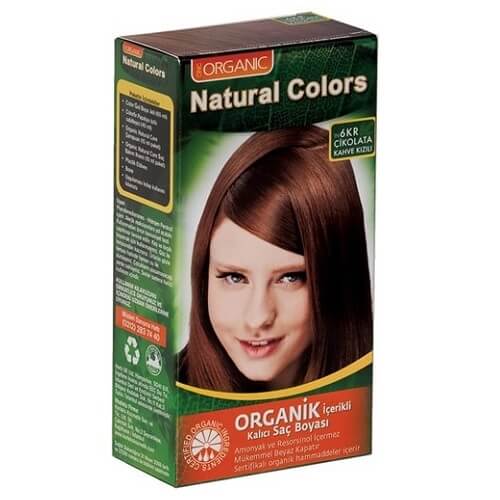 Natural Colors Organik Saç Boyası 6KR Çikolata Kahve Kızıl