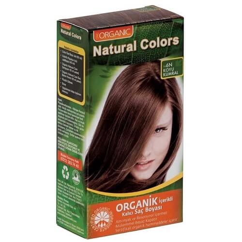 Natural Colors Organik Saç Boyası 6N Koyu Kumral