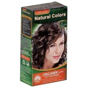 Natural Colors - Natural Colors Organik Saç Boyası 7C Orta Küllü Kumral