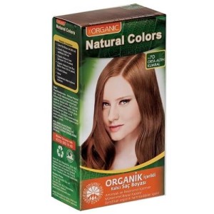 Natural Colors - Natural Colors Organik Saç Boyası 7D Orta Altın Kumral