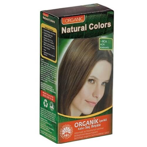 Natural Colors Organik Saç Boyası 8CA Açık Karamel